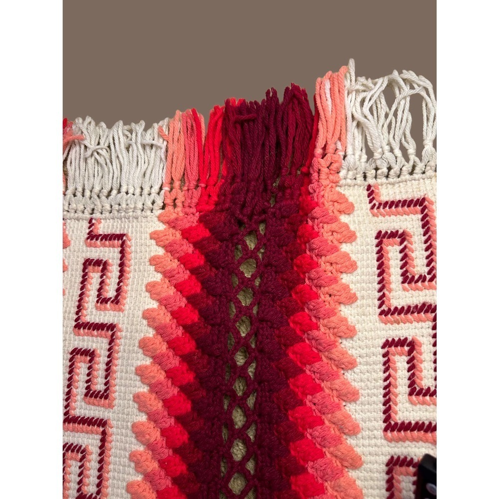HAMDMADE  Crochet  Vintage Blanket Throw - Picture 3 of 5